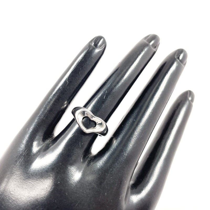 TIFFANY&Co. Ring Open heart Elsa Peretti Silver925 #US 5 1/4 Silver Women Second hand