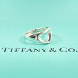 TIFFANY&Co. Ring Open heart Elsa Peretti Silver925 #10.5(JP Size) Silver Women Used