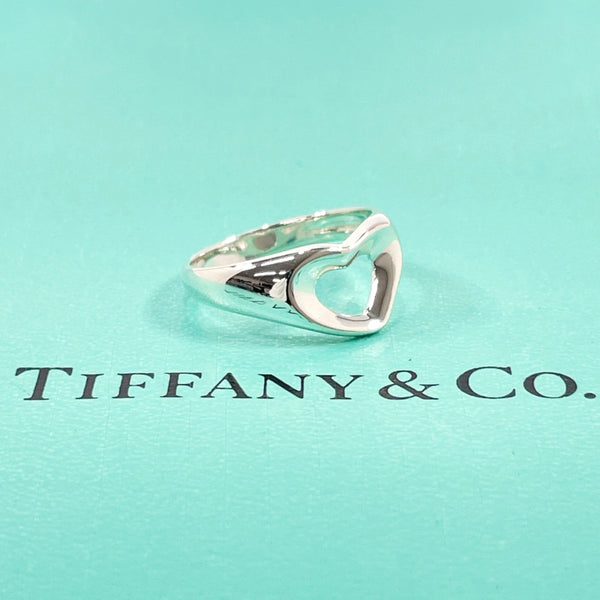 TIFFANY&Co. Ring Open heart Elsa Peretti Silver925 #10.5(JP Size) Silver Women Used