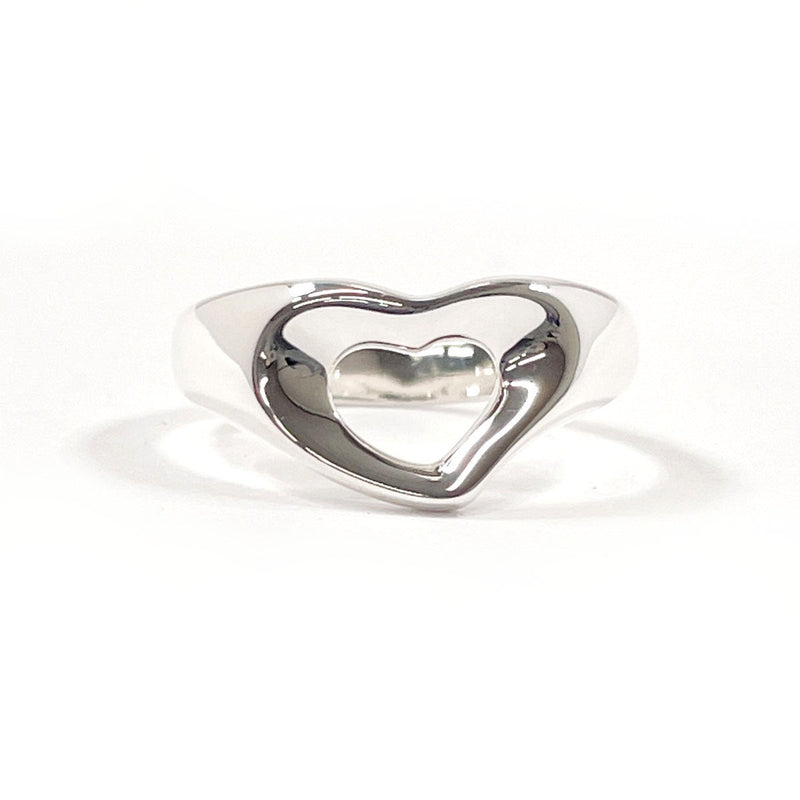 TIFFANY&Co. Ring Open heart Elsa Peretti Silver925 #US 5 1/4 Silver Women Second hand