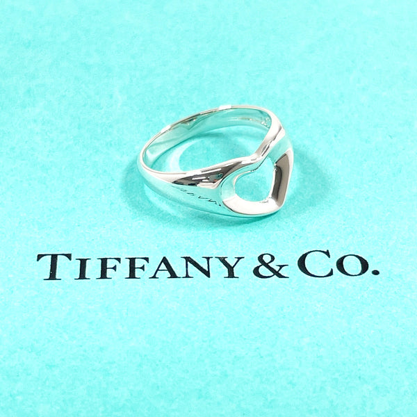 TIFFANY&Co. Ring Open heart Elsa Peretti Silver925 #US 5 1/4 Silver Women Second hand