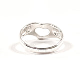 TIFFANY&Co. Ring Open heart Elsa Peretti Silver925 #US 5 1/4 Silver Women Second hand