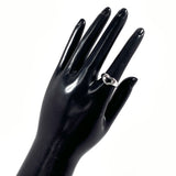 TIFFANY&Co. Ring Open heart Elsa Peretti Silver925 #US 5 1/4 Silver Women Second hand