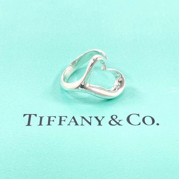 TIFFANY&Co. Ring Open heart Elsa Peretti Silver925 #11(JP Size) Silver Women Used