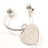 TIFFANY&Co. key ring Heart tag Return to Silver925 Silver Women Used