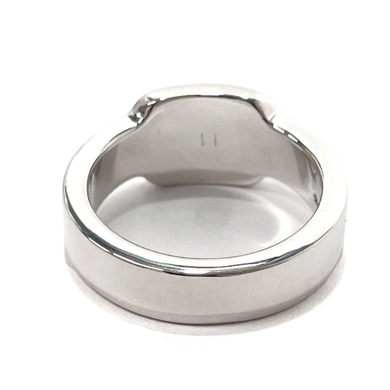 GUCCI Ring with logo Silver925 #10(JP Size) Silver Women Used