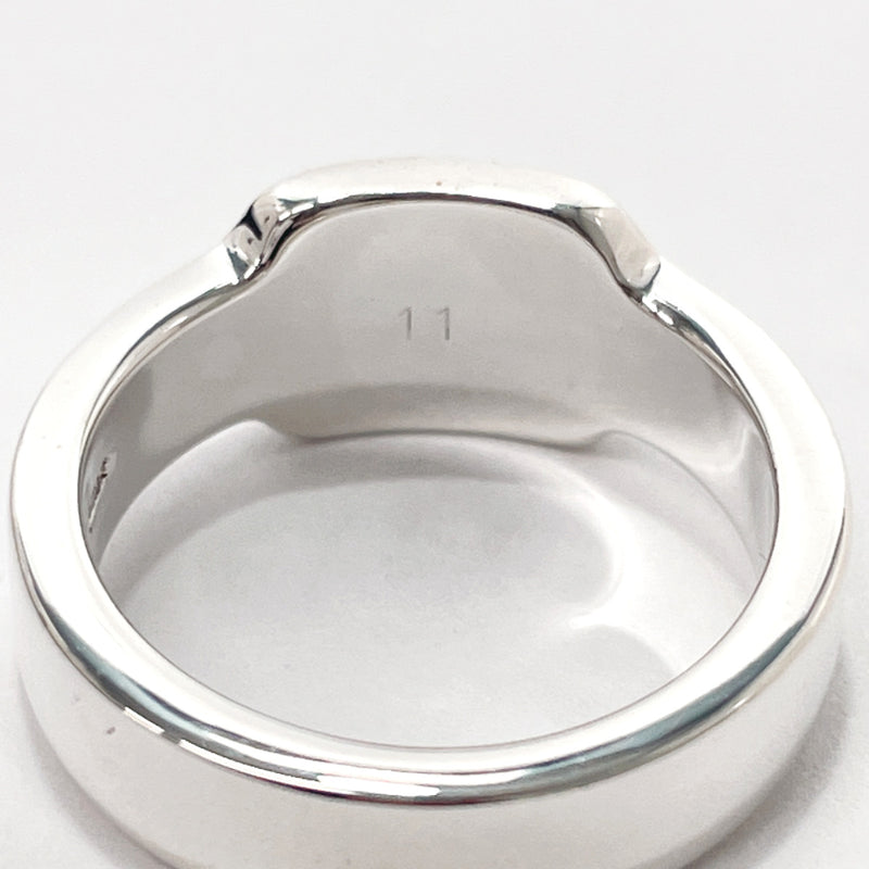 GUCCI Ring with logo Silver925 #10(JP Size) Silver Women Used