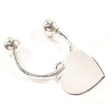 TIFFANY&Co. key ring heart tag key ring Return to Silver925 Silver Women Second hand