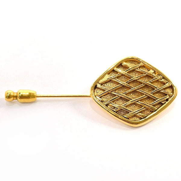 CHANEL Brooch Pin Brooch vintage metal gold Women Second hand