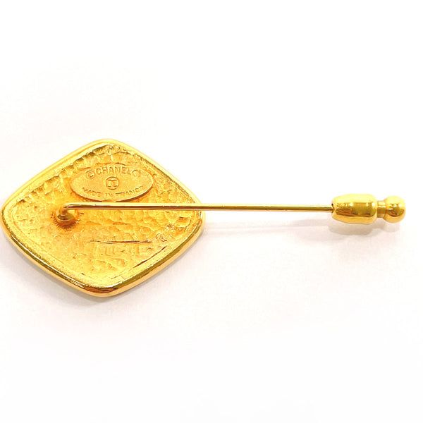 CHANEL Brooch Pin Brooch vintage metal gold Women Second hand