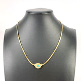 Christian Dior Necklace metal/Rhinestone gold Women Used