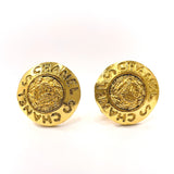 CHANEL Earring logo metal gold Women Second hand