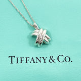 TIFFANY&Co. Necklace Signature cross Silver925 Silver Women Used