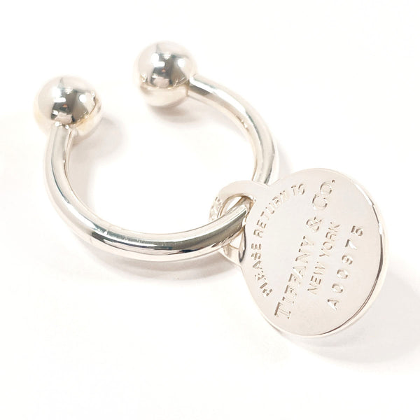 TIFFANY&Co. key ring Round Tag Screwball Keyring Return to Silver925 Silver unisex Used