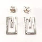 GUCCI earring G logo square Silver925 Silver Women Used