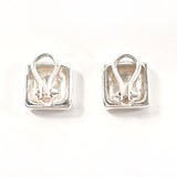 CHANEL Earring square clover vintage Silver925 Silver Women Used