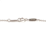 TIFFANY&Co. Necklace teardrop Elsa Peretti Pt950Platinum Silver Women Used