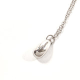 TIFFANY&Co. Necklace teardrop Elsa Peretti Pt950Platinum Silver Women Used