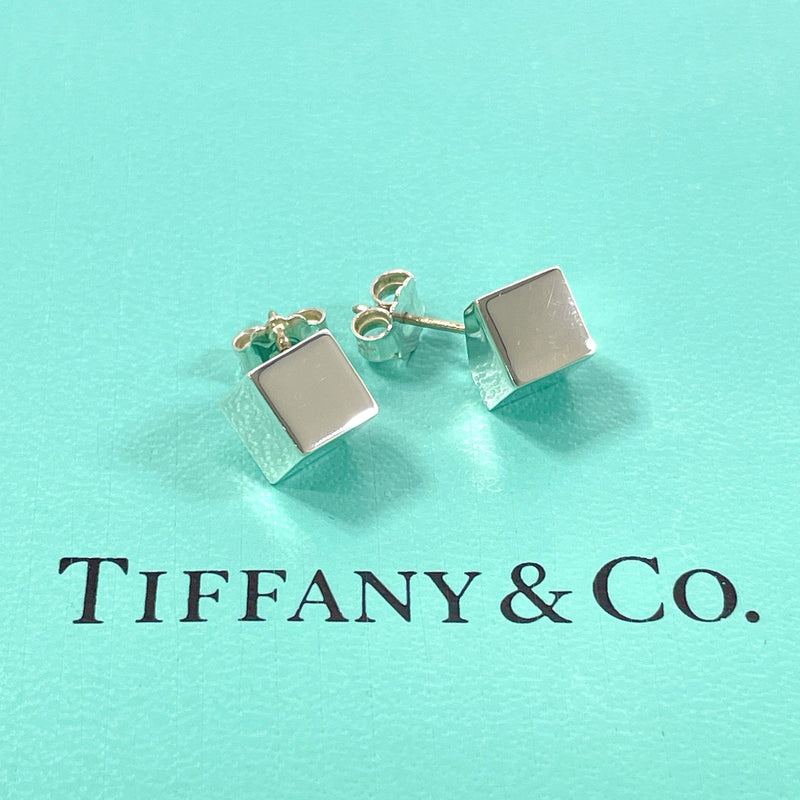 TIFFANY&Co. earring Cube Silver925 Silver Women Used