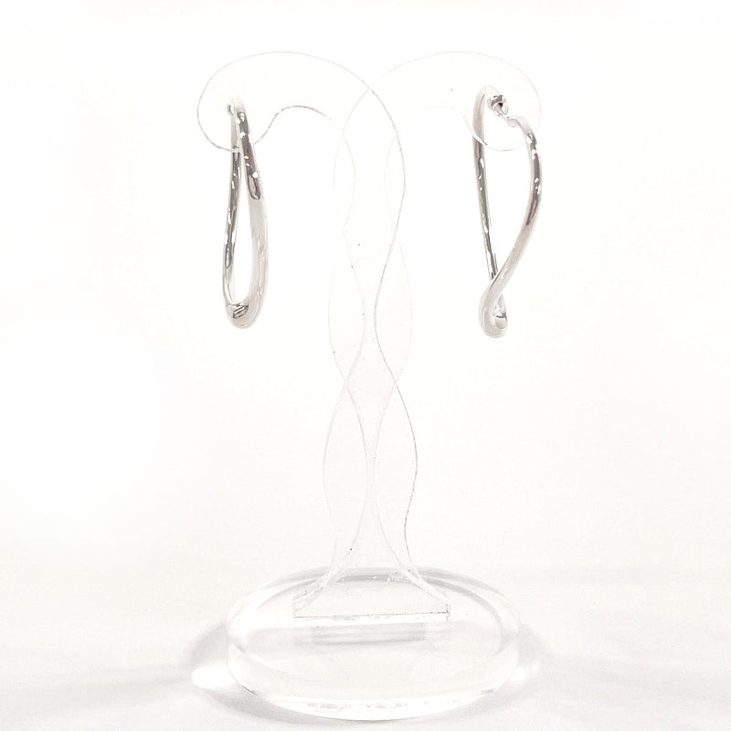 TIFFANY&Co. earring open heart hoop earrings small Elsa Peretti Silver925 Silver Women Used