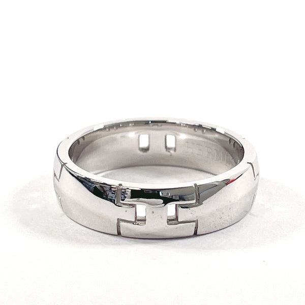 HERMES Ring Hercules K18 white gold #12(JP Size) Silver Women Used