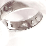 HERMES Ring Hercules K18 white gold #12(JP Size) Silver Women Used