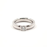 TIFFANY & CO. Ring dots solitaire ring Pt950Platinum/diamond US Size 4.5 Women