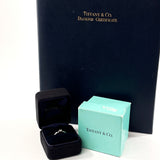 TIFFANY & CO. Ring dots solitaire ring Pt950Platinum/diamond US Size 4.5 Women
