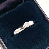 TIFFANY & CO. Ring dots solitaire ring Pt950Platinum/diamond US Size 4.5 Women