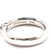 TIFFANY & CO. Ring dots solitaire ring Pt950Platinum/diamond US Size 4.5 Women