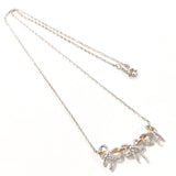 TIFFANY&Co. Necklace Triple ribbon Silver925/K18 yellow gold Silver Silver Women Second hand