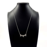 TIFFANY&Co. Necklace Triple ribbon Silver925/K18 yellow gold Silver Silver Women Second hand