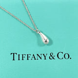 TIFFANY&Co. Necklace teardrop Elsa Peretti Silver925 Silver Women Used