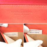 BOTTEGAVENETA purse Zip Around Intrecciato leather Orange unisex Used