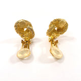 Christian Dior Earring vintage metal gold Women Used