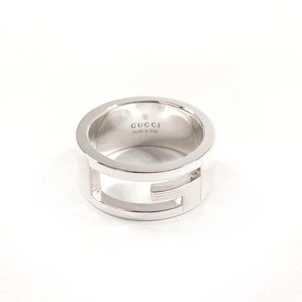GUCCI Ring Branded Cutout G Silver925 #US 4 3/4 Silver Women Second hand