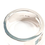 GUCCI Ring Branded Cutout G Silver925 #US 4 3/4 Silver Women Second hand