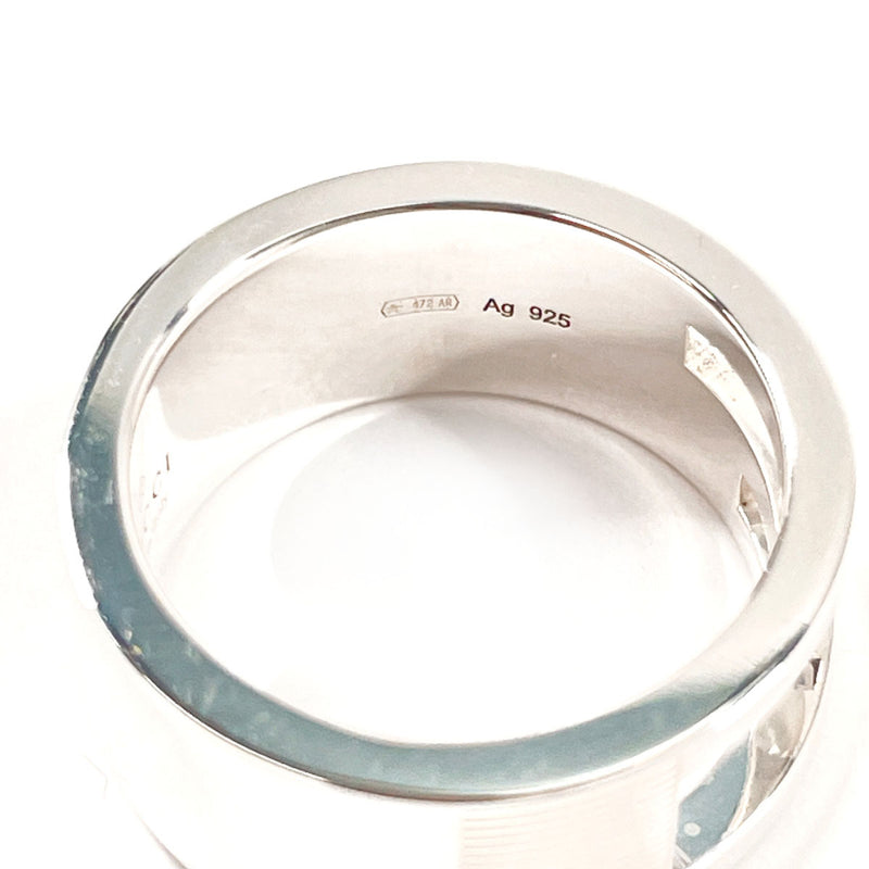 GUCCI Ring Branded Cutout G Silver925 #US 4 3/4 Silver Women Second hand