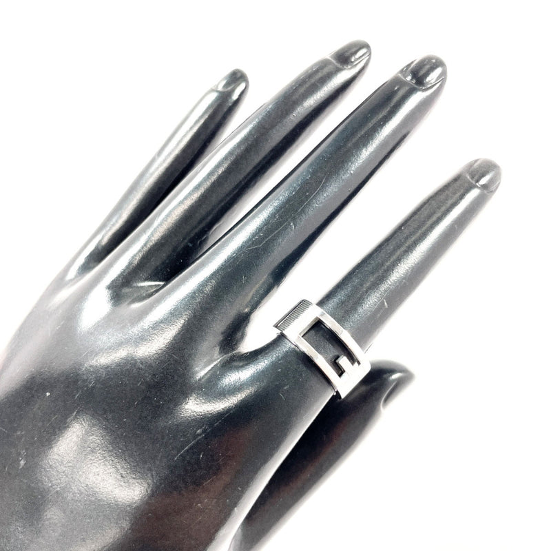 GUCCI Ring Branded Cutout G Silver925 #US 4 3/4 Silver Women Second hand