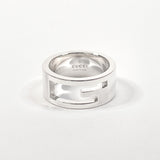 GUCCI Ring Branded Cutout G Silver925 #8.5(JP Size) Silver Women Used