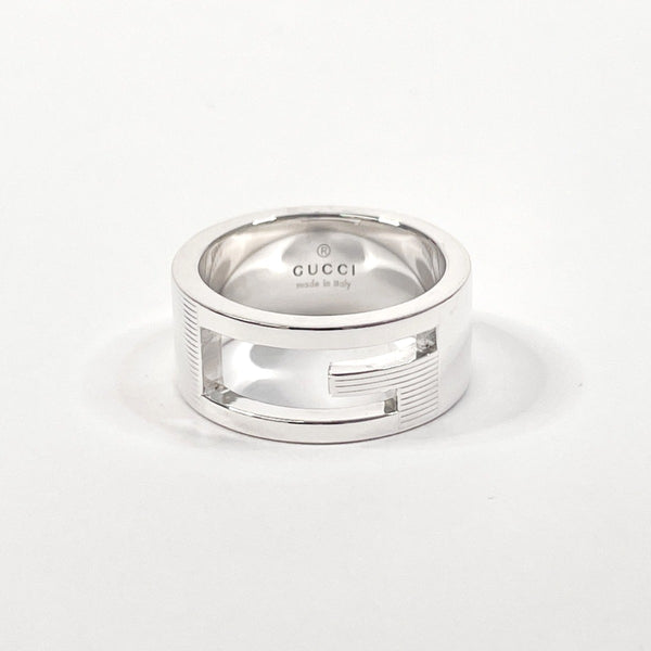 GUCCI Ring Branded Cutout G Silver925 #8.5(JP Size) Silver Women Used