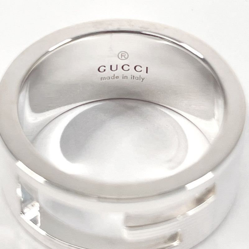 GUCCI Ring Branded Cutout G Silver925 #8.5(JP Size) Silver Women Used