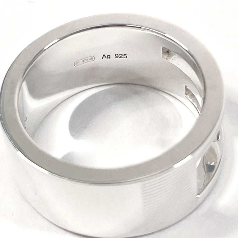 GUCCI Ring Branded Cutout G Silver925 #8.5(JP Size) Silver Women Used