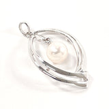 MIKIMOTO Pendant top Silver/Akoya Pearl Silver Women Used