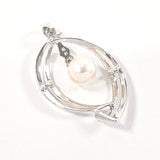 MIKIMOTO Pendant top Silver/Akoya Pearl Silver Women Used