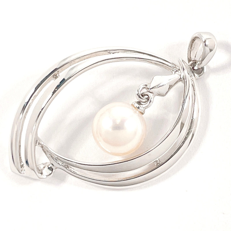 MIKIMOTO Pendant top Silver/Akoya Pearl Silver Women Used