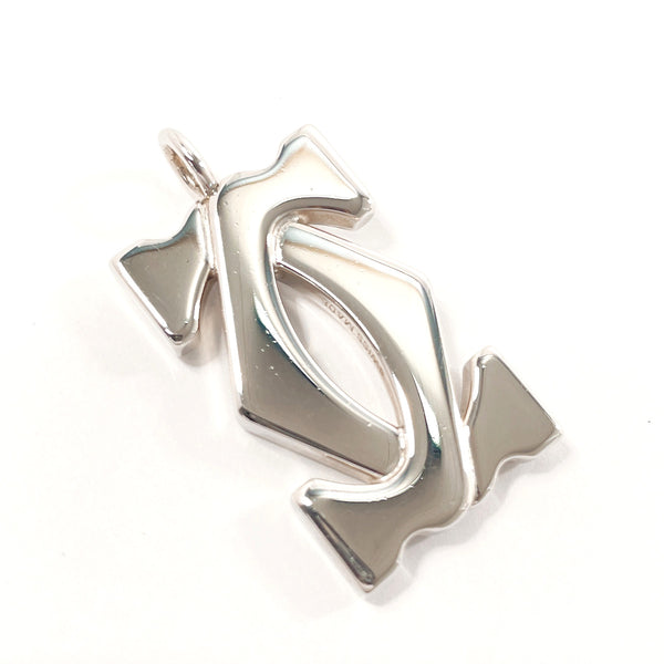 CARTIER Pendant top 2C motif metal Silver unisex Used
