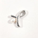 TASAKI Pendant top Silver/Pearl Silver Women Second hand