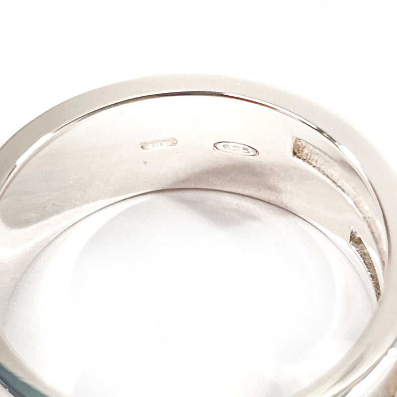 GUCCI Ring Branded Cutout G Silver925 #US 7 3/4 Silver mens Second hand