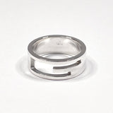 GUCCI Ring Branded Cutout G Silver925 #US 7 3/4 Silver mens Second hand